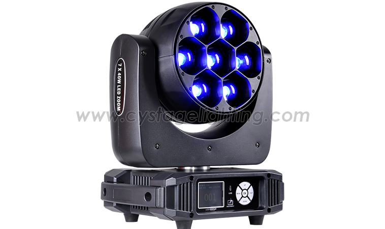 7x40W LED Zoom with Pixel Control