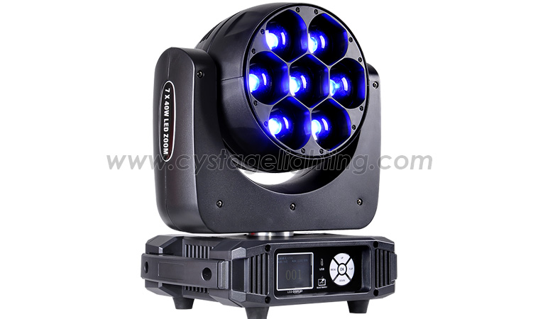 VIZI WASH Z7PRO 7x40W 4in1 LED Zoom Moving Head