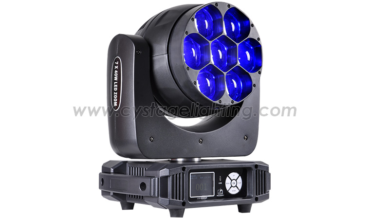 7x40W LED Zoom with Pixel Control