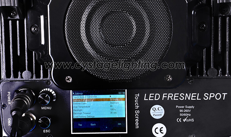 PRO-TV F50K 200W Waterproof LED Folding Fresnel Spotlight