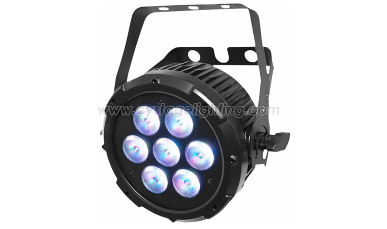 LITE PAR7P 7x10W RGBW 4in1 LED Flat Par