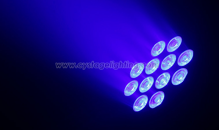 LITE PAR12 12x12W RGBWA+UV LED Infrared Flat Par