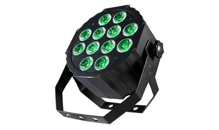 LITE PAR12 12x12W RGBWA+UV LED Infrared Flat Par