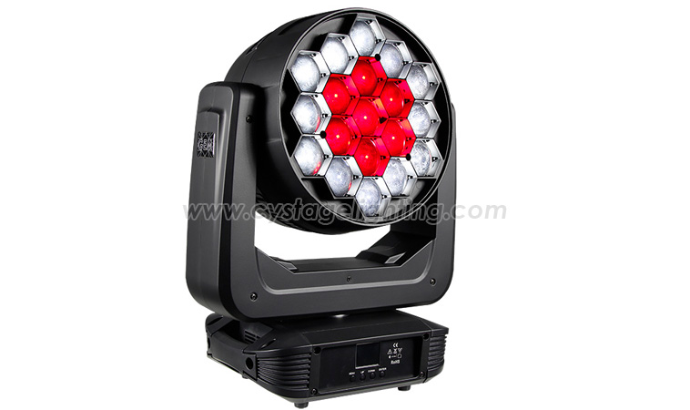 VIZI WASH Z19PRO 19x30W LED Zoom Moving Head