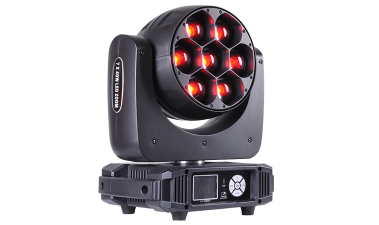 VIZI WASH Z7PRO 7x40W 4in1 LED Zoom Moving Head