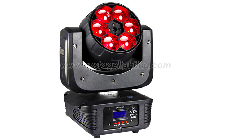 VIZI WASH Z6 6x15W LED Zoom Moving Head