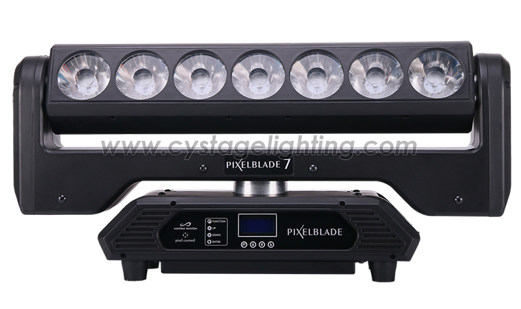 PIXELBLADE 7 7x15W RGBW 4in1 LED with Pan/TILT Infinitely Moving