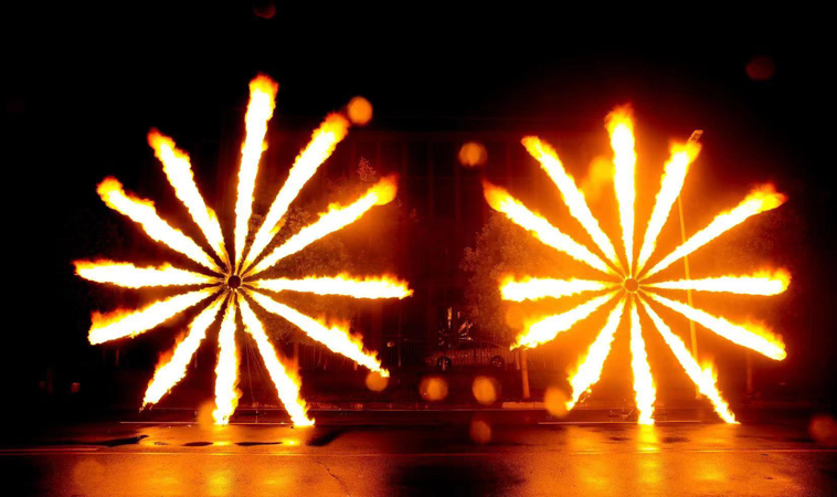 Circle Flamer X F3600 1080° Rotation 10 Meters Fire Machine